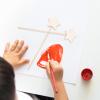 STOBOK DIY Fairy Wand Wooden Star Stick 8 Pieces Unfinished Craft Kit for Kids Hand Painting Creativity Dress-up Accessories 13.38In view 4