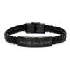 Sunmead Toy Collecting for Men Women, When in Doubt, Choose Toy Collecting., Love Toy Collecting Braided Leather Bracelet, from view 1