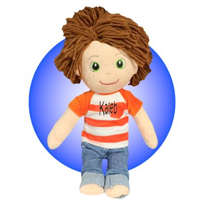 Amputee Doll - Personalized 14" Rag Doll for Boys - Arm, Leg, Hand, Foot Amputee Gifts - Doll with Amputation - Leg Amputee Gifts by Kikilishop