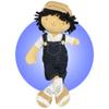 Amputee Doll - Personalized 14" Rag Doll for Boys - Arm, Leg, Hand, Foot Amputee Gifts - Doll with Amputation - Leg Amputee Gifts by Kikilishop view 3