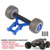 Aluminum Wheelie Bar Set Upgrades Part for Arrma Kraton 6S BLX,Typhon 6S BLX,Outcast 6S BLX,Talion 6S BLX,Notorious 6S BLX,Replacement# AR320366 (Blue view 2