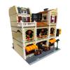 General Jim's 3-Floor Modular Pizza Shop Building Kit  Fully Printed Detailed Brick Set with, Light Brick Oven, Apartment & City Street Features  5588-Piece Pizzeria, Compatible with Major Brands view 1