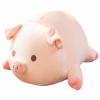 CHDGIOHA Pig Stuffed Animal Plush Pillow - 15.7'' Cute Kawaii Pink Pig Hugging Pillow, Soft Cuddle Plush Toy, Adorable Birthday Gift for Girls and Girlfriend (Round Eyes, 15.7in) view 1