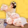 CHDGIOHA Pig Stuffed Animal Plush Pillow - 15.7'' Cute Kawaii Pink Pig Hugging Pillow, Soft Cuddle Plush Toy, Adorable Birthday Gift for Girls and Girlfriend (Round Eyes, 15.7in) view 4