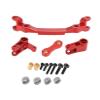 Aluminum Steering Assembly Bellcrank Set Upgrades Parts for 1/10 Arrma Granite 3S BLX,Senton 3S BLX/Big Rock/Typhon 3S BLX,Outcast/Kraton 4S (Red) view 1