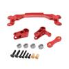 Aluminum Steering Assembly Bellcrank Set Upgrades Parts for 1/10 Arrma Granite 3S BLX,Senton 3S BLX/Big Rock/Typhon 3S BLX,Outcast/Kraton 4S (Red) view 3