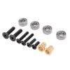 Aluminum Steering Assembly Bellcrank Set Upgrades Parts for 1/10 Arrma Granite 3S BLX,Senton 3S BLX/Big Rock/Typhon 3S BLX,Outcast/Kraton 4S (Red) view 4