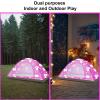 KidzAdventure 2 in 1 Kids Tent for Camping/Kids Play Tent| Backpacking Tent for Kids |Easy Set UP |Pink Best Friends Theme Camping Tent view 3