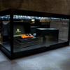 White Collectible Display Show Case Illumicase+ with LED Lights and Mirror Base and Back for 1/64 1/43 1/32 1/24 1/18 Scale Models by Illumibox view 3