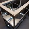 White Collectible Display Show Case Illumicase+ with LED Lights and Mirror Base and Back for 1/64 1/43 1/32 1/24 1/18 Scale Models by Illumibox view 4