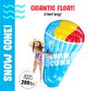 Giant Snow Cone Inflatable Pool Float, 72x40x10 Pool Float Ride On, Snow Cone Inflatable Float, Fun Beach Floaties, Party Toys, Summer Pool Raft Lounge for Adults & Kids 13+ view 2