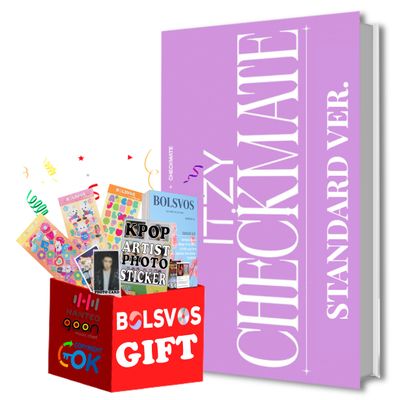 BolsVos ITZY - CHECKMATE Standard Edition [RYUJIN ver.] (5th Mini Album) Album+Pre Order Limited Benefits K-POP eBook (21p), Sticker for Toploader, Photocards