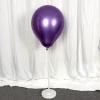 18 Inch 10 Pack Chrome Metallic Purple Balloons KIRIKOU Big Large Round Helium Thick Latex Balloons for Birthday Wedding Baby Shower Graduation Party Decoration view 3