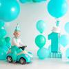 18 Inch 10 Pack Teal Balloons KIRIKOU Big Large Round Helium Thick Latex Balloons for Birthday Wedding Baby Shower Graduation Party Decoration view 3