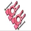 Aluminum 7075-T6 Rear Knuckle Arms For Traxxas 1/8 4WD Sledge Monster Truck 95076-4 - 6Pc Set Red view 1