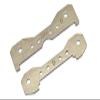 Stainless Steel Rear Lower Bulkhead Tie Bar For Traxxas 1/8 4WD Sledge Monster Truck 95076-4 - 2Pc Set Original Color view 1