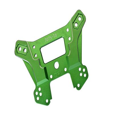 Aluminum 7075-T6 Front Damper Plate For Traxxas 1/8 4WD Sledge Monster Truck 95076-4 - 1Pc Set Green