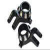 Aluminum 7075-T6 Front Knuckle Arms For Traxxas 1/8 4WD Sledge Monster Truck 95076-4 - 2Pc Set Black view 1