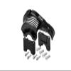 Aluminum 7075-T6 Main Gear Cover For Traxxas 1/8 4WD Sledge Monster Truck 95076-4 - 11Pc Set Black view 1