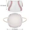 Baseball Large Round Storage Basket Sport Baseball Collapsible Circle Storage Bin Laundry Hamper With Handle for Kids Toy Blanket Dirty Clothes Towel Living Room Nursery Storage Organizer Decor view 3