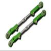 Aluminum+Stainless Steel Rear Upper Arm Tie Rod For Traxxas 1/8 4WD Sledge Monster Truck 95076-4 - 2Pc Set Green view 1