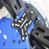 Aluminum 7075-T6 Front Chassis Protection Plate For Traxxas 1/8 4WD Sledge Monster Truck 95076-4 - 8Pc Set Green view 4