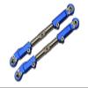 Aluminum+Stainless Steel Rear Upper Arm Tie Rod For Traxxas 1/8 4WD Sledge Monster Truck 95076-4 - 2Pc Set Blue view 1