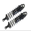 Aluminum 6061-T6 Front Adjustable Spring Dampers 128mm With 6mm Shaft For Traxxas 1/8 4WD Sledge Monster Truck 95076-4 - 2Pc Set Black view 1