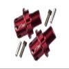 Aluminum 13Mm Hex Adapters For Traxxas 1/8 4WD Sledge Monster Truck 95076-4 - 6Pc Set Red view 1