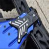Aluminum 7075-T6 Rear Chassis Protection Plate For Traxxas 1/8 4WD Sledge Monster Truck 95076-4 - 8Pc Set Blue view 4