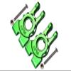 Aluminum 7075-T6 Rear Knuckle Arms For Traxxas 1/8 4WD Sledge Monster Truck 95076-4 - 6Pc Set Green view 1