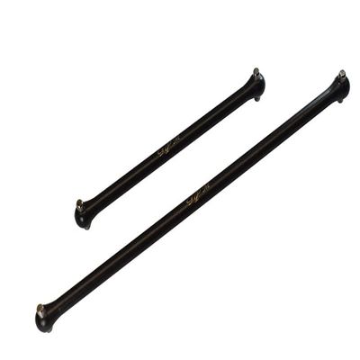 Carbon Steel 4140 Center Dog Bone For Traxxas 1/8 4WD Sledge Monster Truck 95076-4 - 2Pc Set Black