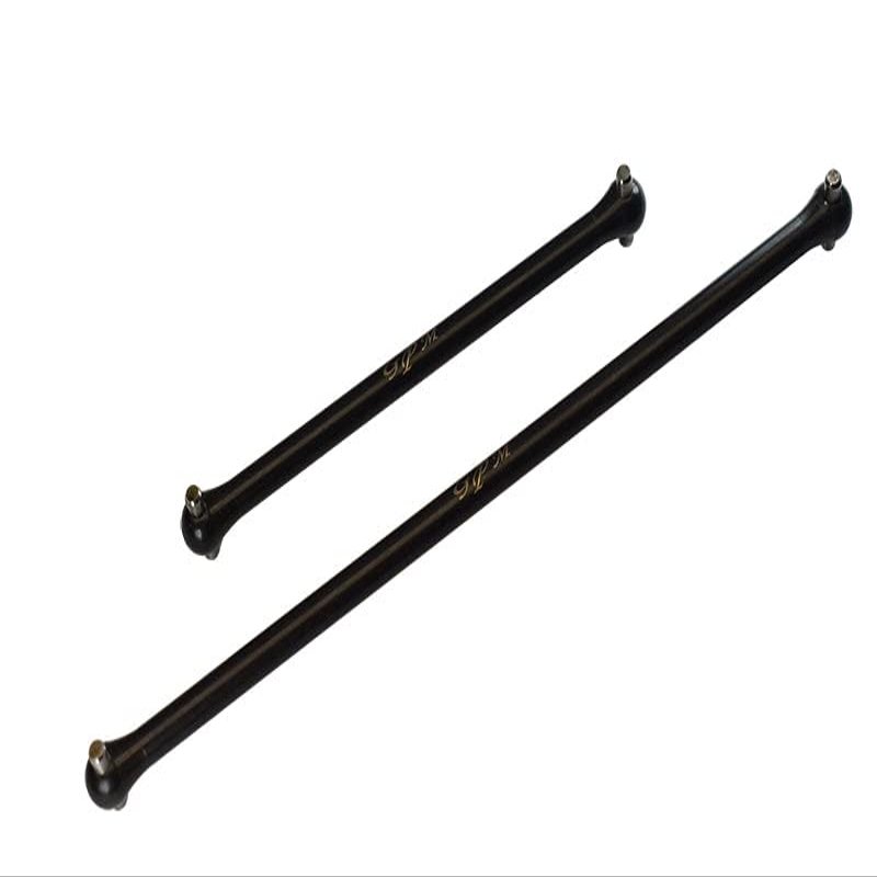Carbon Steel 4140 Center Dog Bone For Traxxas 1/8 4WD Sledge Monster Truck 95076-4 - 2Pc Set Black