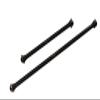Carbon Steel 4140 Center Dog Bone For Traxxas 1/8 4WD Sledge Monster Truck 95076-4 - 2Pc Set Black view 1