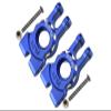 Aluminum 7075-T6 Rear Knuckle Arms For Traxxas 1/8 4WD Sledge Monster Truck 95076-4 - 6Pc Set Blue view 1