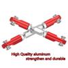 Aluminum Tie Rod/turnbuckles Link Set for 1/10 Arrma Senton MEGA550 Granite MEGA550 VORTEKS Typhon Big Rock RC Car Upgrade Parts 6 Pcs/SetRed view 4