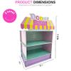 2 Tier Donut Stand for Donut Birthday Party Supplies & Decorations, Cupcake Stand Dessert Table Centerpiece Decor by 4E's Novelty view 3