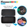 PicassoTiles 60PC Magnetic Tiles + Carry Case Bundle: STEAM Educational Playset for Kids Includes Travel Storage Organizer - Fun Learning Construction Toy, Engineering Design, Sensory Development view 4