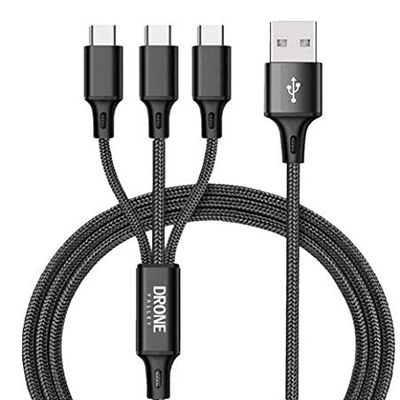 3-Port Charging Cable Kit for The DJI Mini 2 Drone - Drone Valley Gear