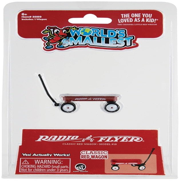 Worlds Smallest Radio Flyer Classic Red Wagon