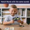 THE BAMBINO TREE WOWELs Phonics and Vowel Sounds Card Game - Learn to Read Kindergarten 1st 2nd Grade Learning - Short Vowel CVC Words and Long Vowel Matching Game 2-8 Players view 2