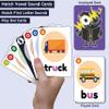 THE BAMBINO TREE WOWELs Phonics and Vowel Sounds Card Game - Learn to Read Kindergarten 1st 2nd Grade Learning - Short Vowel CVC Words and Long Vowel Matching Game 2-8 Players view 3