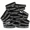 SayitBands 20 Do Justice Love Mercy Walk Humbly Silicone Wristband Bracelets Micah 6:8 view 1