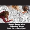 Young N Refined 2 Pack of Giant Coloring Posters of Flowers and Mandala collages Folded Version (42x60) view 4