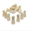 100 Pieces Wood Peg Dolls Unfinished Wooden People Craft Blank Family Figures 5/8 x 1-1/4 inch view 3