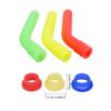 RC Exhaust Extension Tube Silicone Pipe & Silicone Gasket for 1/8 1/10 Nitro HSP HPI Axial Himoto Redcat RC Nitro Power Car Truck 6 Pcs/Set (Mixed-Colors) view 2