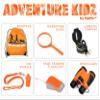 Adventure Kidz Outdoor Explorer Kit - Orange Adventure Kit and Vest and Hat Bundle, 9 Items view 2