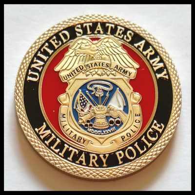 Army Police Military Challenge Art Coin