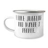 Cheap Juggling 12oz Camper Mug, I Like Juggling and Maybe 3 People, For Friends, Present From, For Juggling view 1