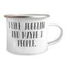 Cheap Juggling 12oz Camper Mug, I Like Juggling and Maybe 3 People, For Friends, Present From, For Juggling view 2